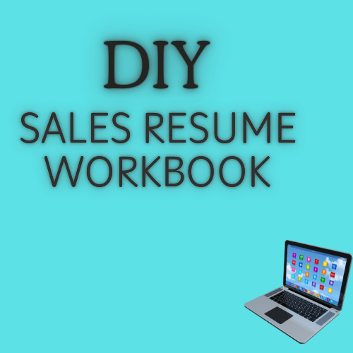 Sales Representative DIY Resume Template Workbook