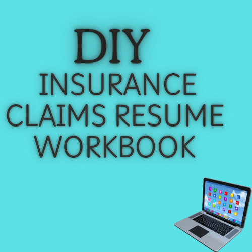 Claims DIY Resume Template Workbook